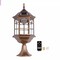 Solar LED Post Light Lamp Yard Driveway Fence Outdoor Pillar Light Garden Lamp
